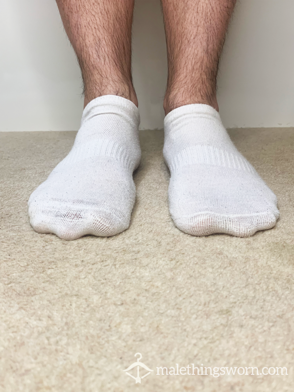 Daddy Bear's White Trainer Socks