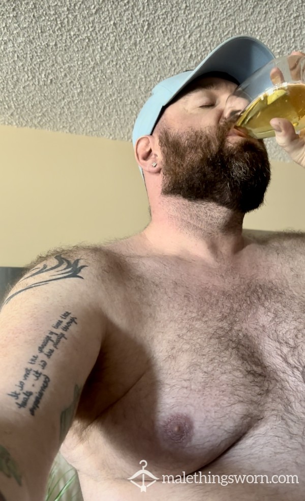 Daddy Pissing In Dirty Jock (for Sale) And Drinking Out Of Glass