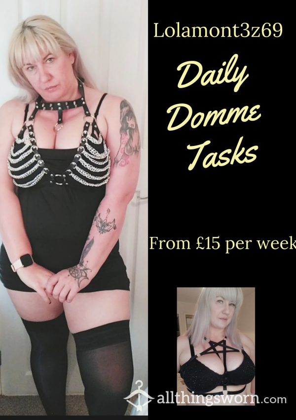 Daily Domme Tasks