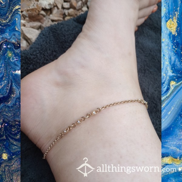 Dainty Gold Chain Ankle Bracelet ✨💎