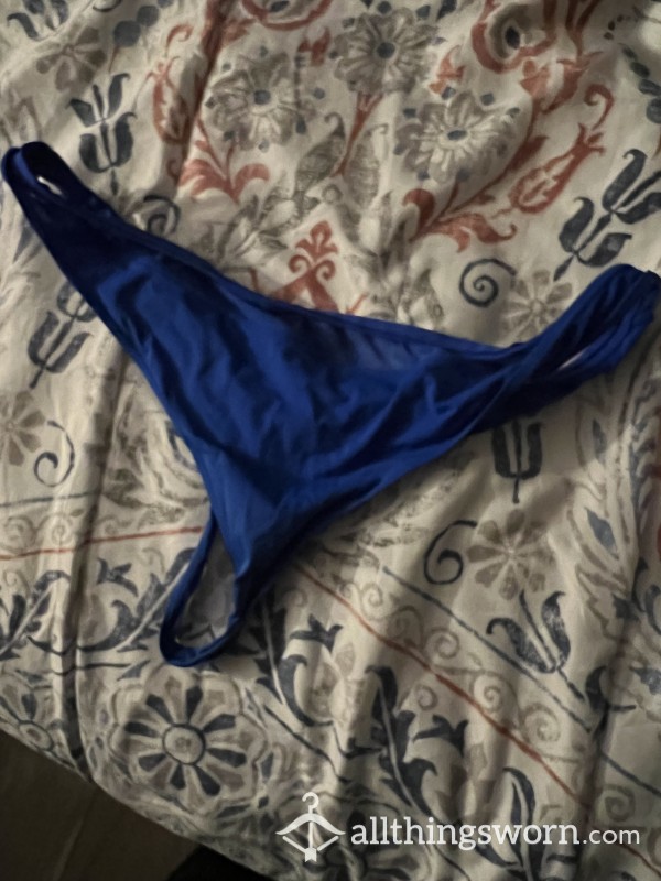 Dark Blue Thong