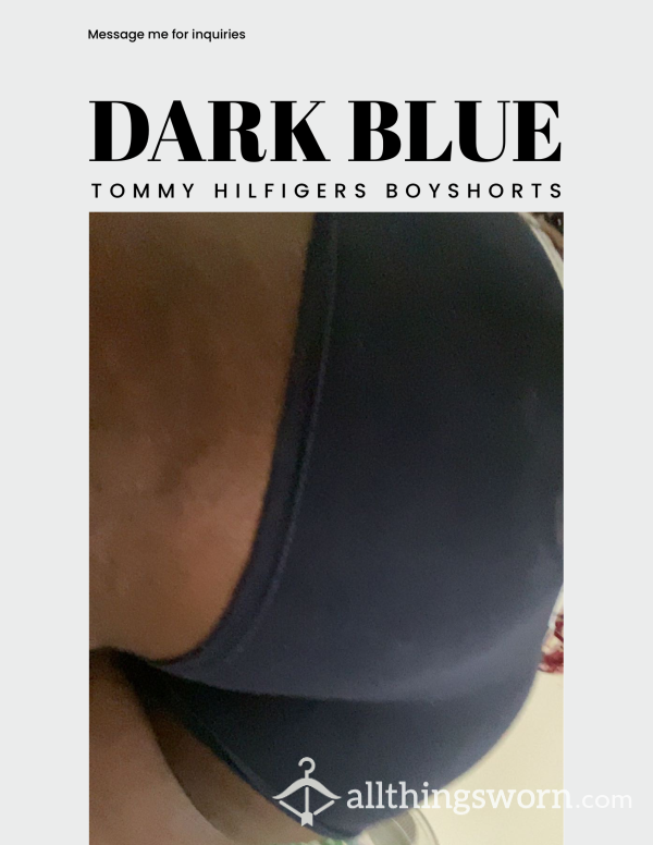 Dark Blue Tommy Hilfigers Boyshorts