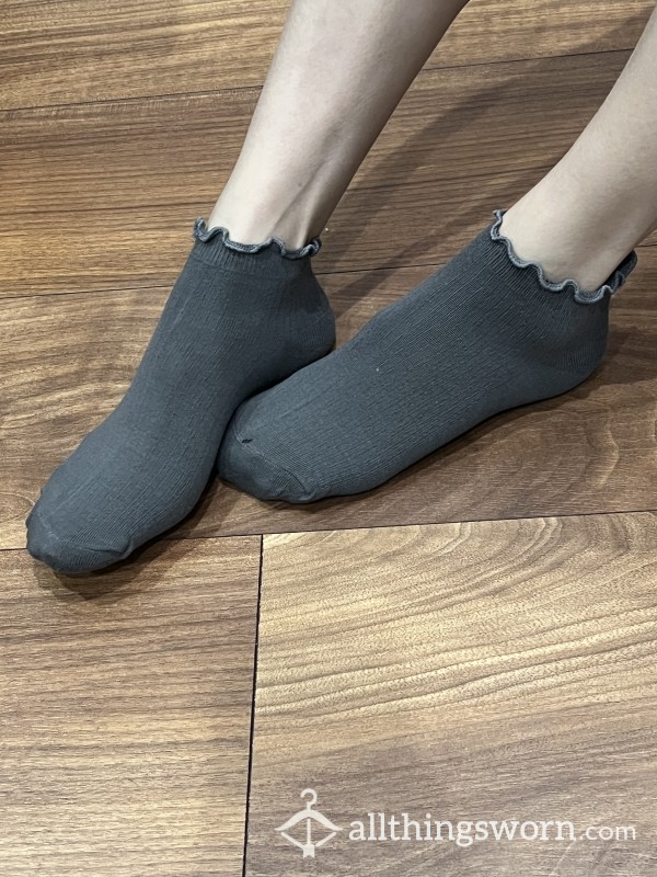 Dark Gray Ankle Socks