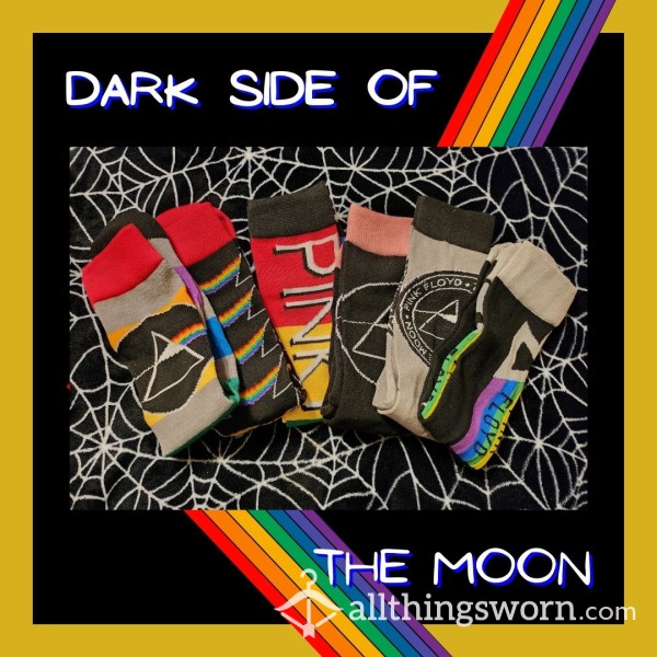 Dark Side Of The Moon Socks -- 6 Pairs (1 Week Wear)