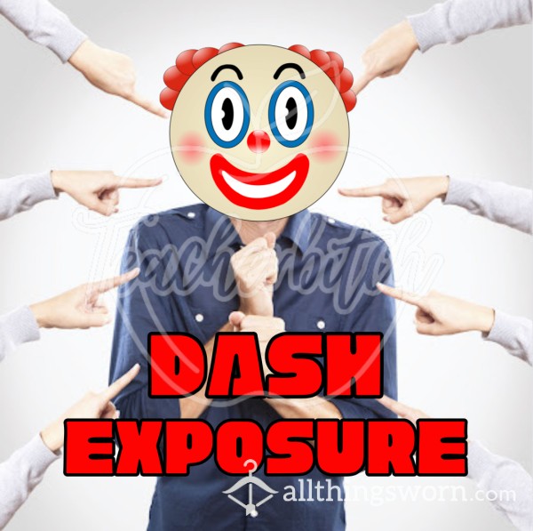 Dash Exposure | Humiliation Experience