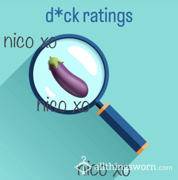 D*ck Ratings 🍆🍆