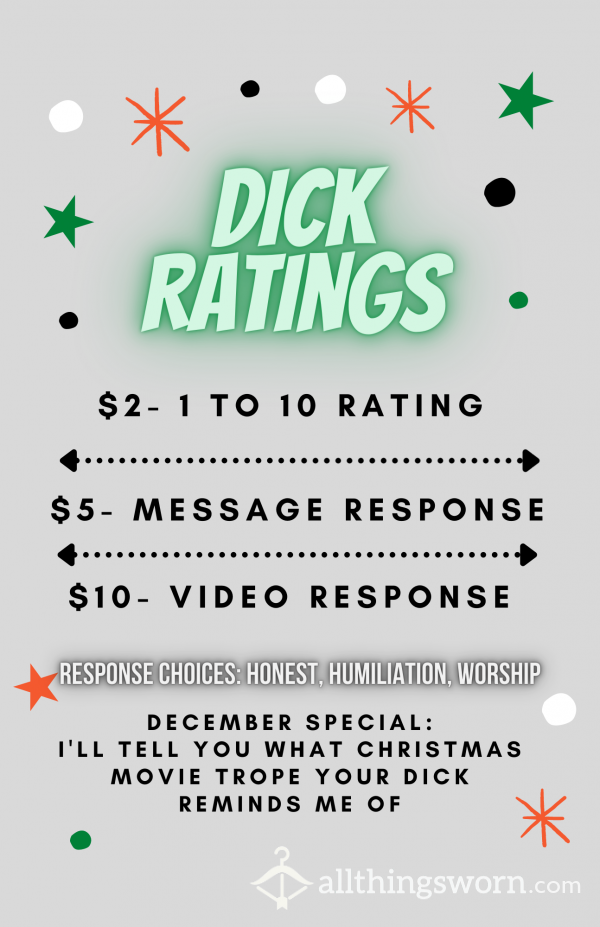 December Dick Ratings