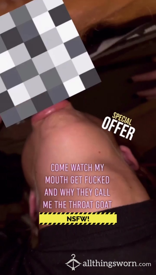 Deepthroat Throat Fuck BJ While Hanging Off A Bed Upside Down 🌶️