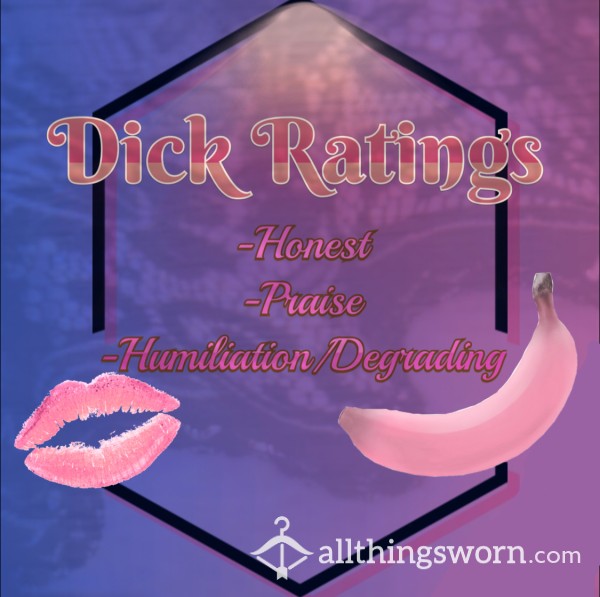 💕All Types Of Dick Ratings💕