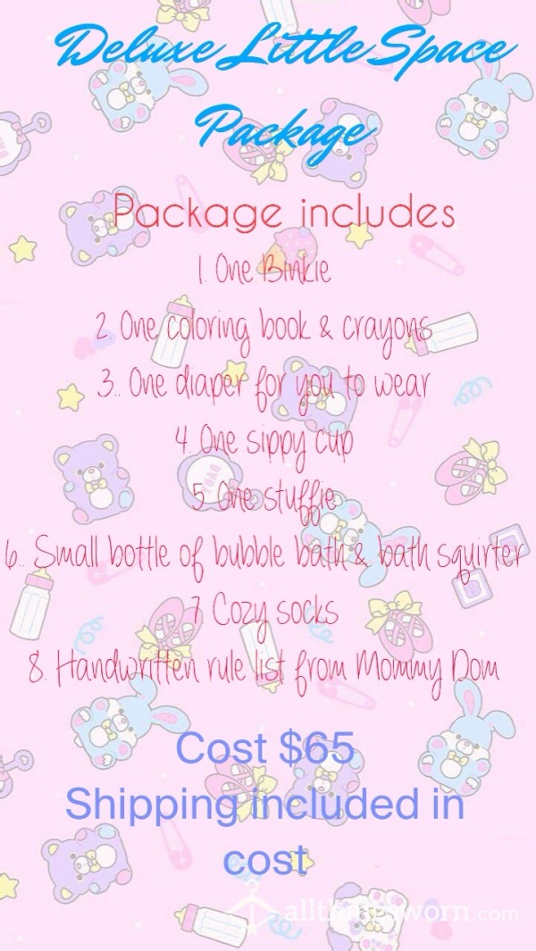 Deluxe Large Little Space Package From Mommy Dom
