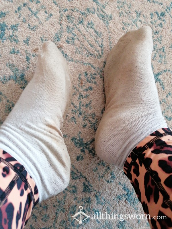 Derty White Socks