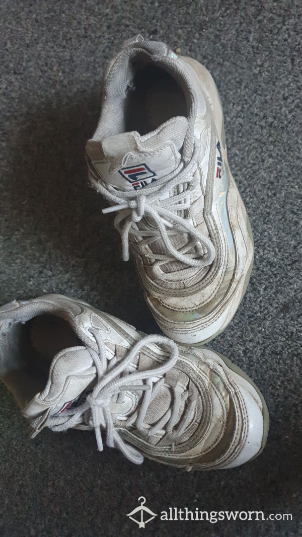 Destroyed Fila Shoes!!
