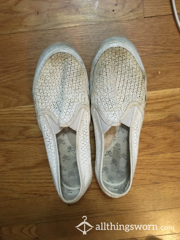 Destroyed Previously White Shoes