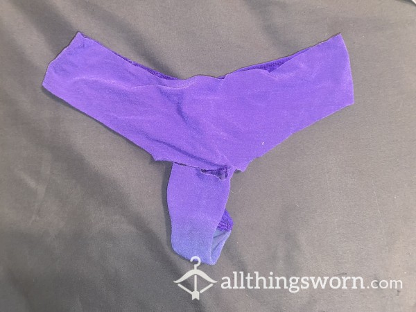 Destroyed Purple Thong
