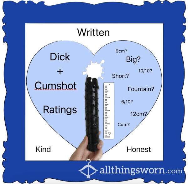 Dick And Cumshot Ratings