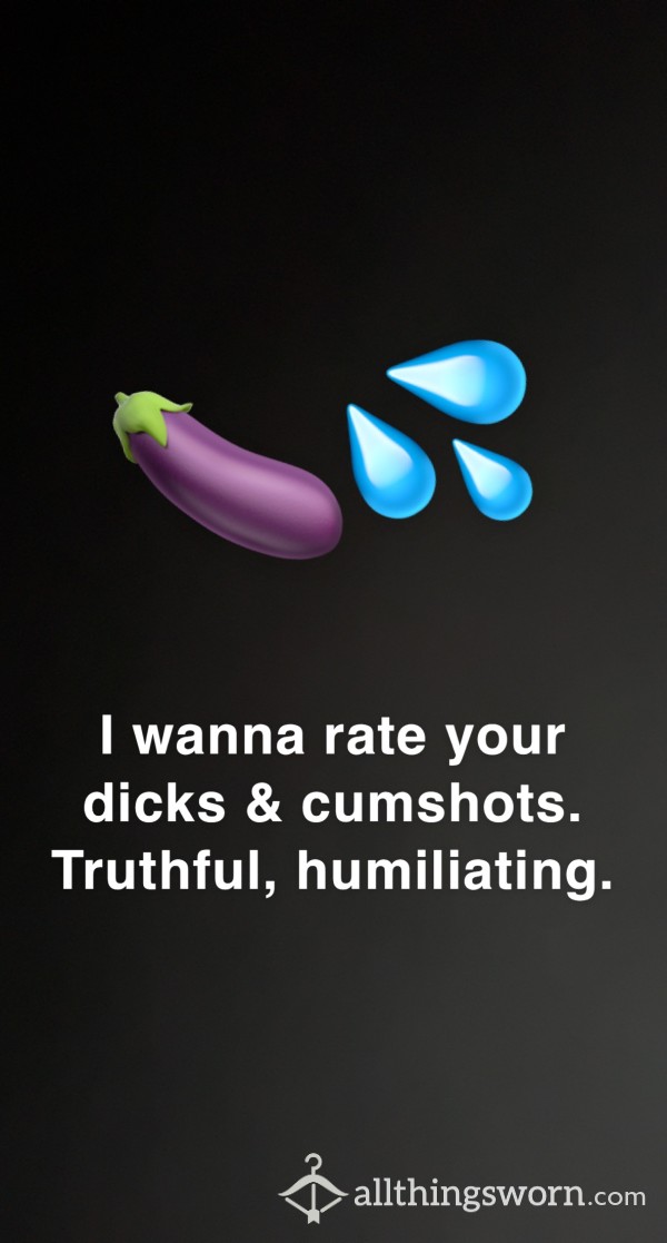 Dick & Cum Shot Rating