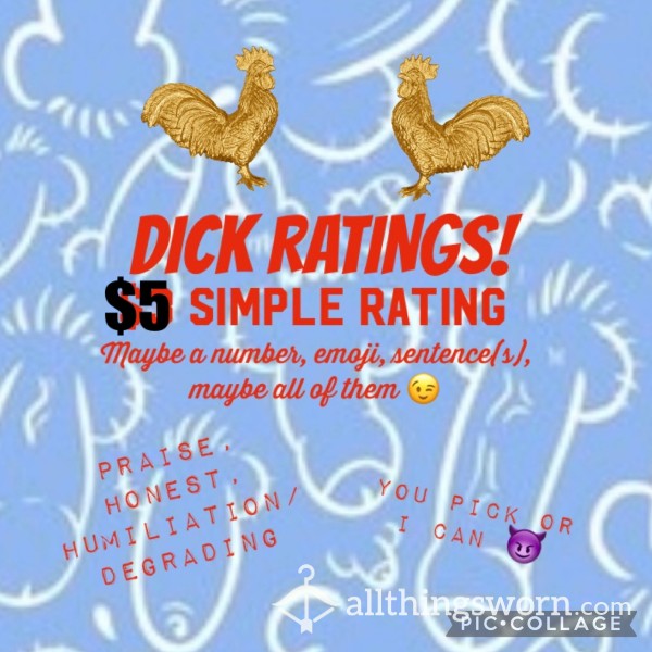 Dick Rating!