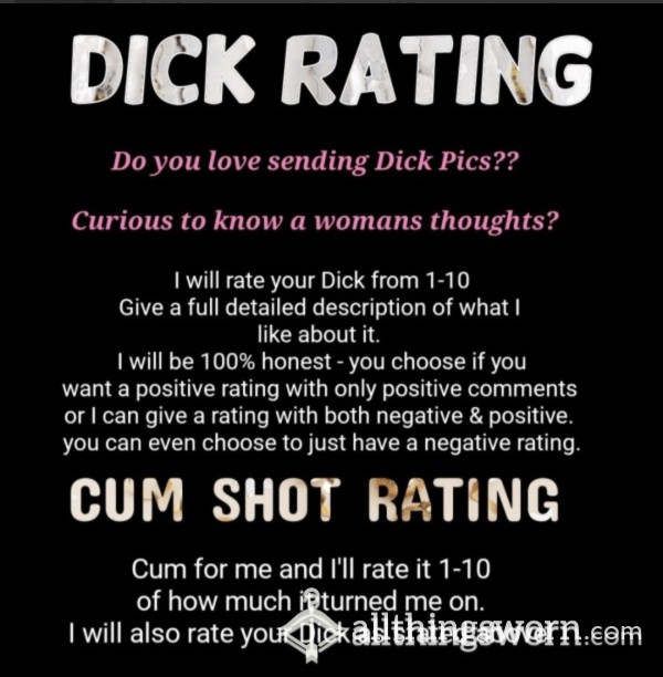 Dick Rating 🫣