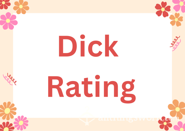 Dick Rating😈