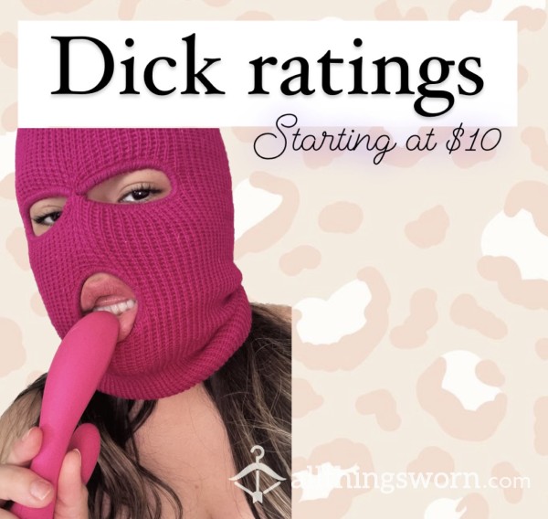 🤍 Dick Ratings 🤍