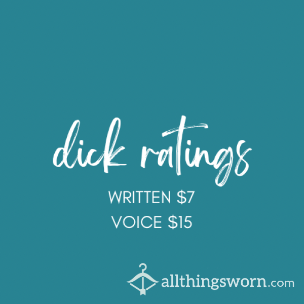 Dick Ratings From A Goddess 🔮😏