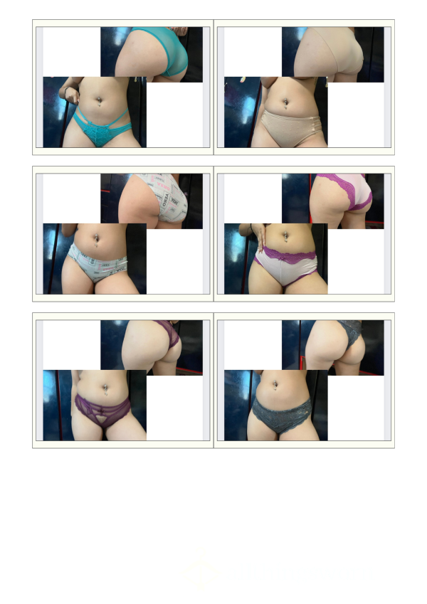 Different Color Panty Styles!