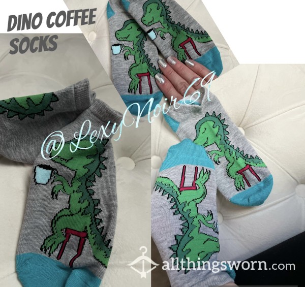 Dino Coffee Socks