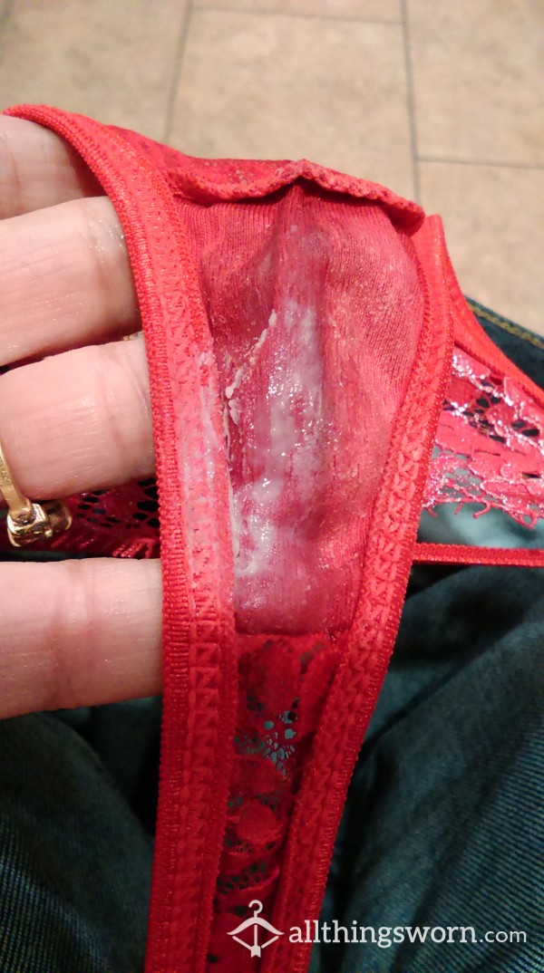 Dirty Pussy Stained Thong