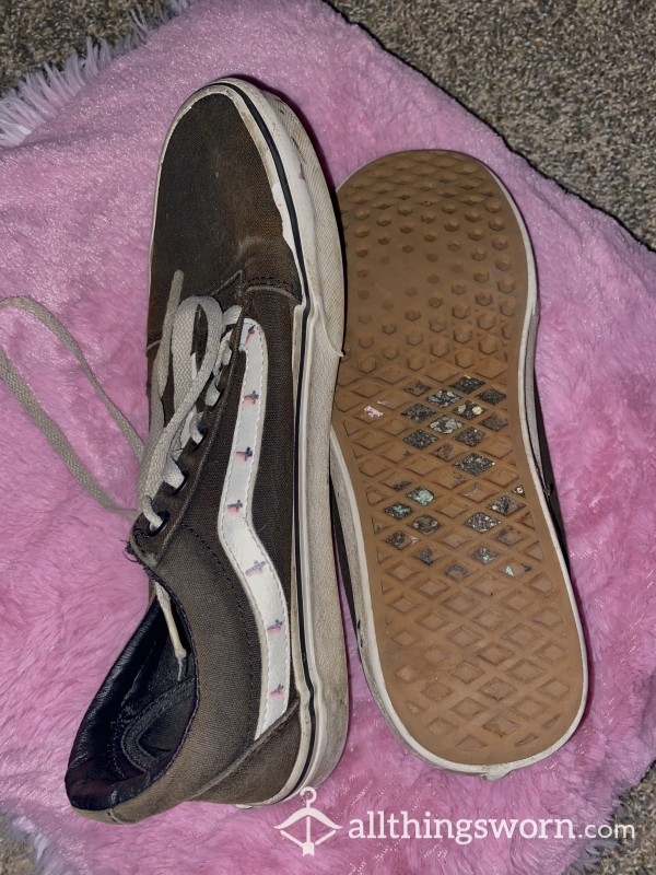 Dirty, 6 Year Old Vans. Strong Scent. ;)