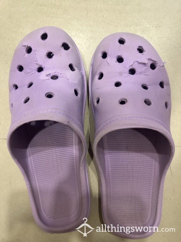 💜SOLD💜 Dirty And Smelly Rubber Slippers Used In School