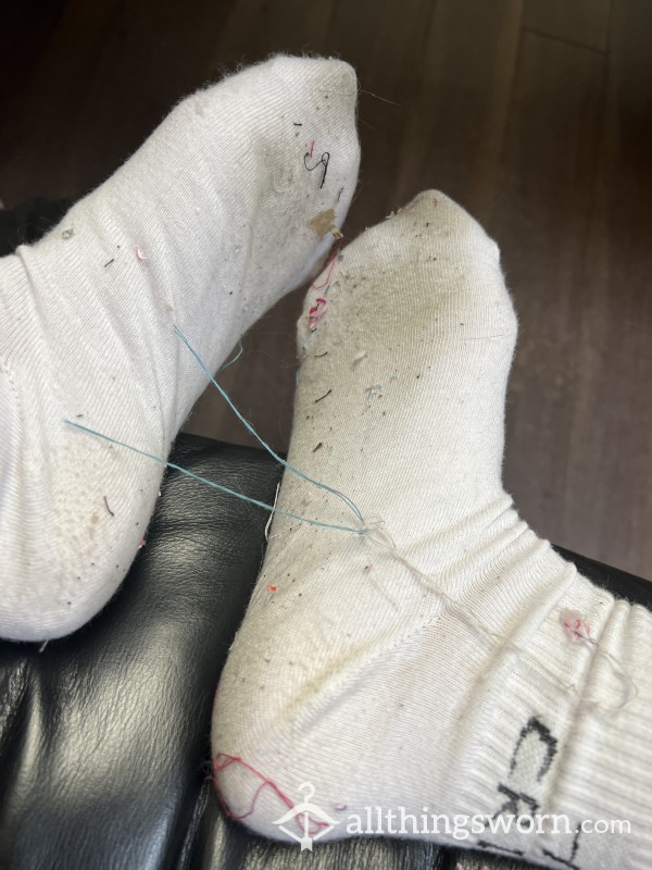 Dirty White Ankle Socks 🧦