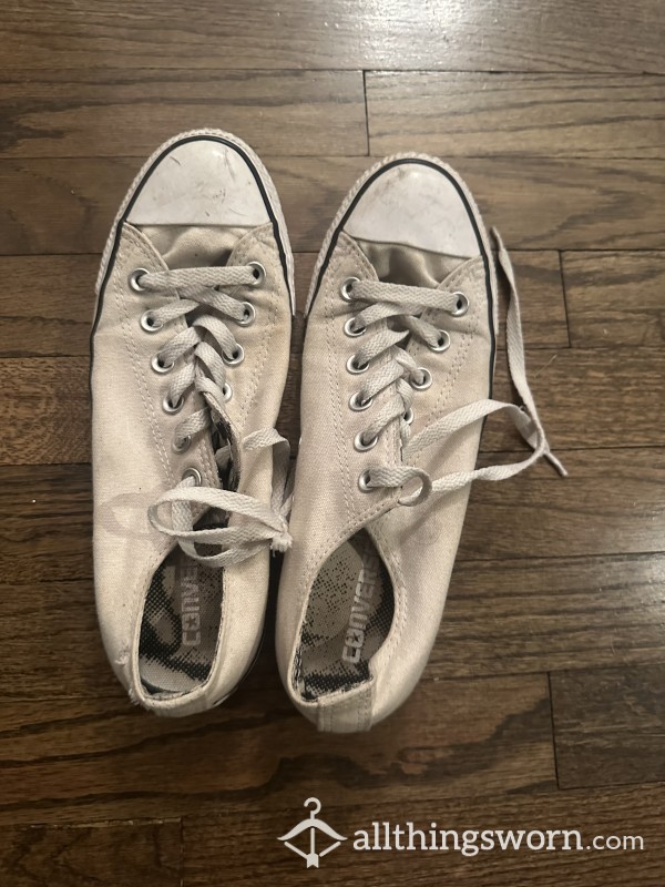 Dirty Beat Up Converse Sneakers