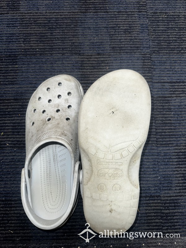 Dirty Crocs Worn Every Day (shipping Not Included)