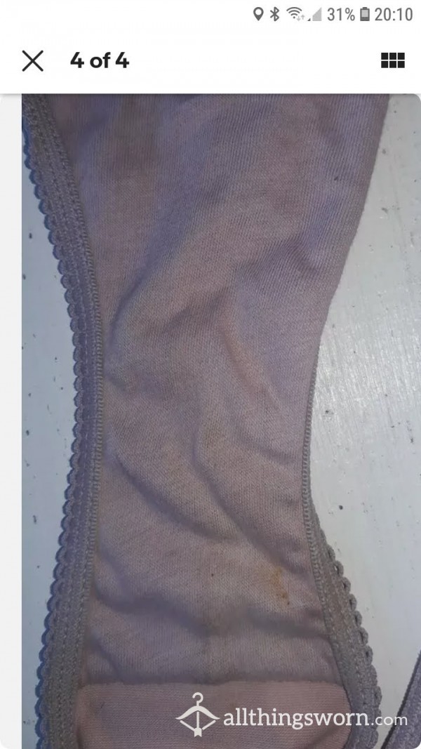 Dirty Cum Stained Panties