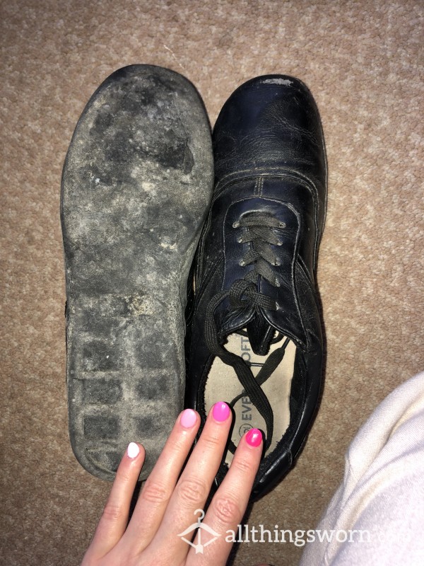 Dirty Eroded Work Shoes