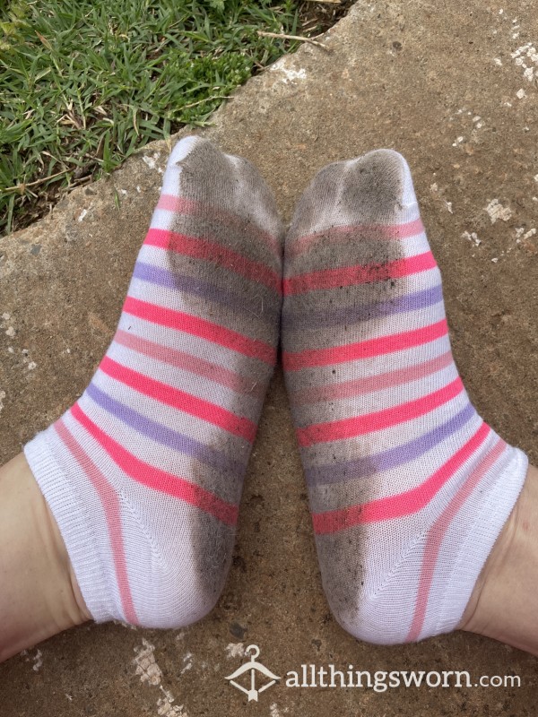 Dirty Foot Toe Print Socks 3 Day Wear