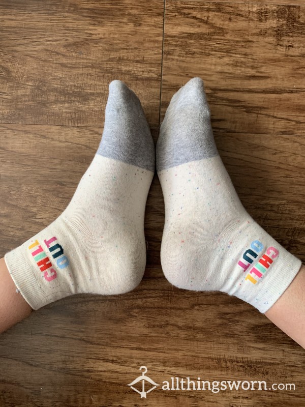 Dirty Girly Crew Socks | Colorful Chill Socks | Work Boot Socks