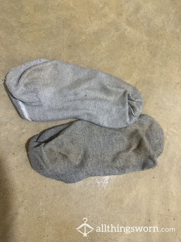 Dirty Grey Socks - Worn 48 Hrs