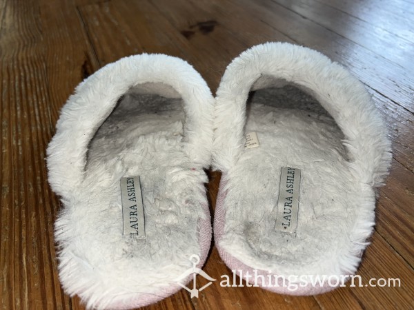Old Gross Fuzzy Slippers