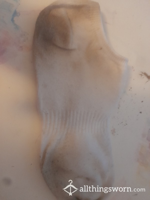 Dirty Gym Socks Worn For 6 Days Size 9uk