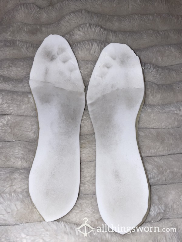 Dirty Insoles With Toe Prints