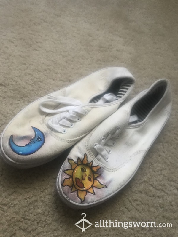 Dirty Ked Style Hand Painted Shoes