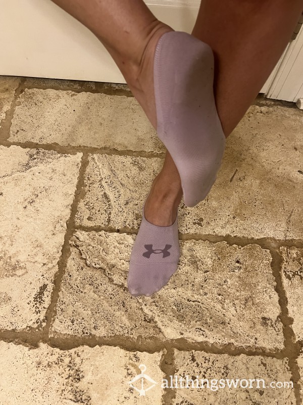 Dirty Lavender Under Armour Gym Socks - 2 Day Wear