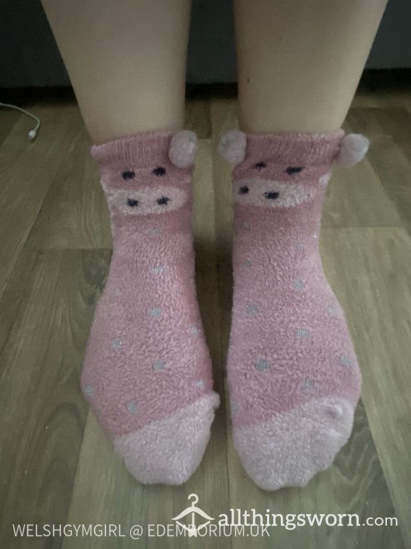 Dirty Little Piggy Bed Socks