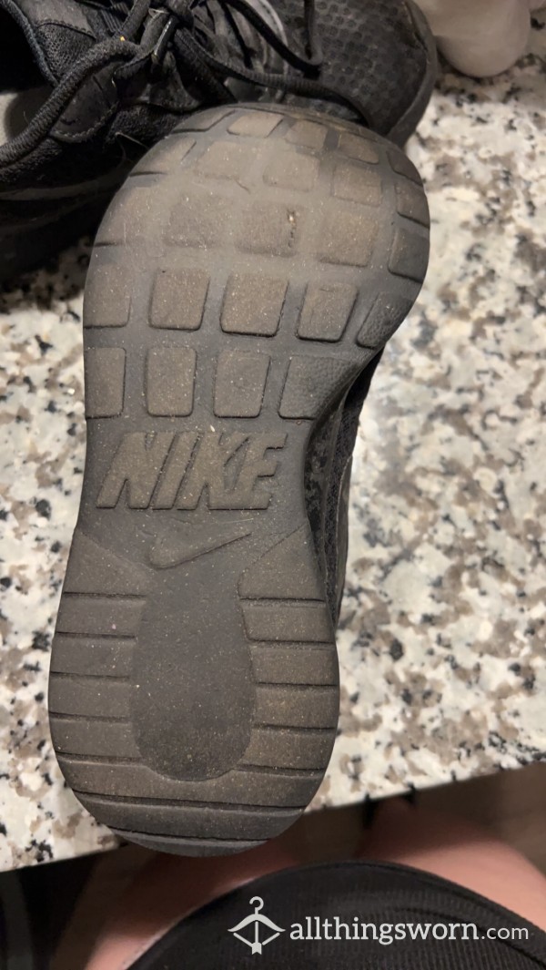 Dirty Nike Work Shoes