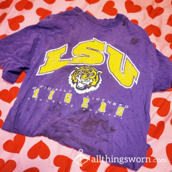 Dirty Old LSU Tshirt! *1 WEEK WORN* $29