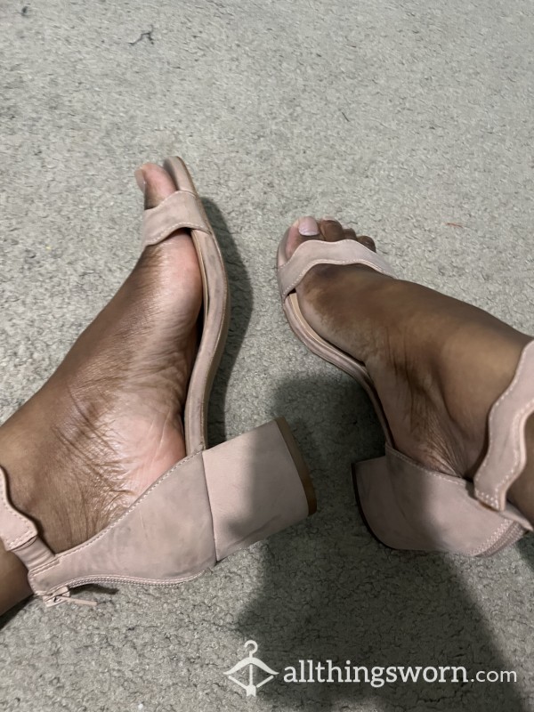 Dirty Pink Heels