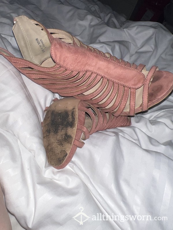 Dirty Pink Party Shoes