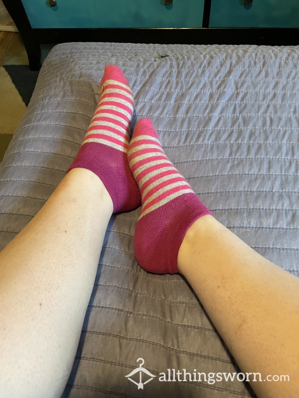 Dirty Pink Socks, Size 5