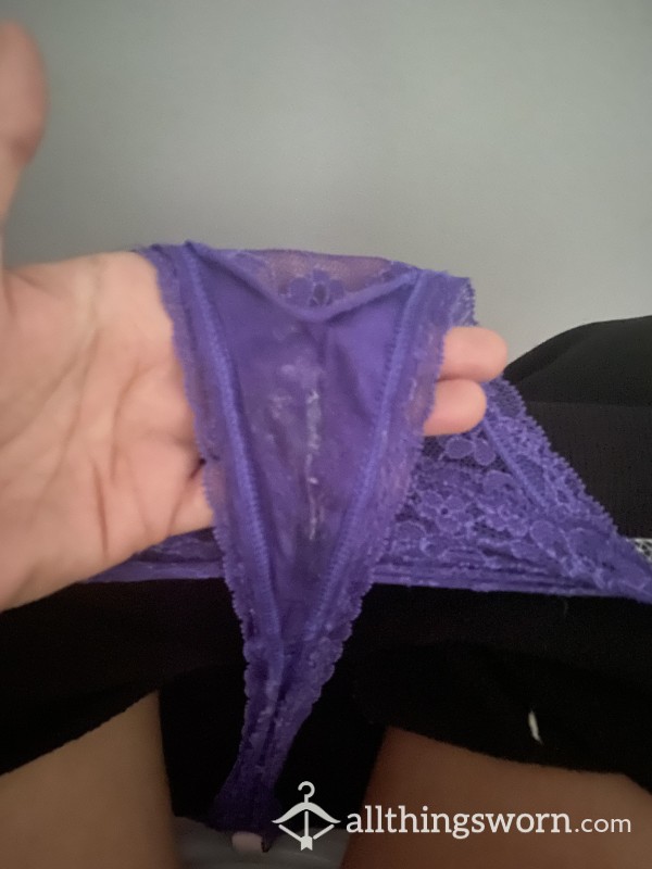 Dirty Purple Lace VS Thong
